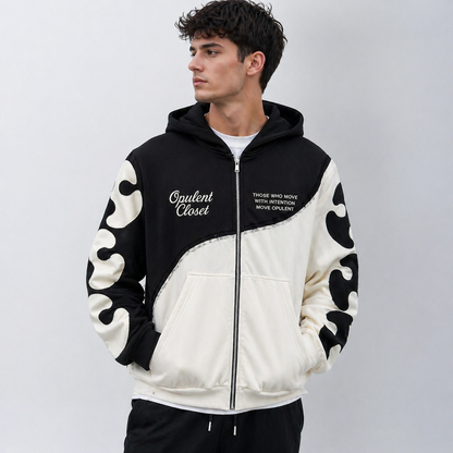 Foundation Zip Hoodie-Cream