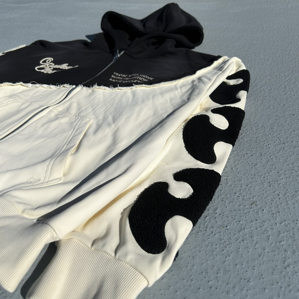 Foundation Zip Hoodie-Cream